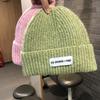 Knitted Hat for Women In Autumn and Winter Ear Protection Warm and Cold Proof Wool Hat Korean Style Versatile Face Showing Small Bag Head Cold Hat