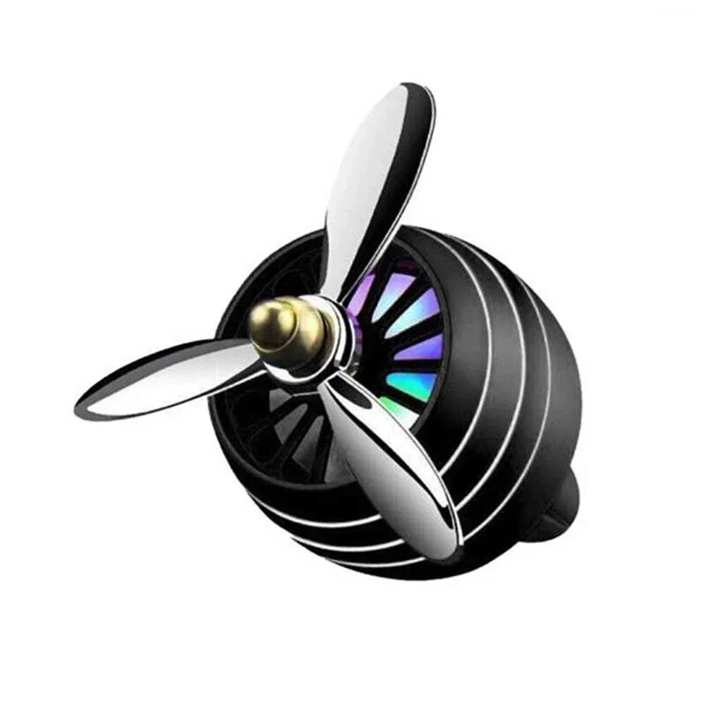 Cars Air Fresheners Rotating Air Purifiers With LED Fragrance Dispenser Fragrance For Air Vents Rotating LED Smell Dispenser