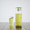 HARIO Cold Brew Tea, praktisches Fassungsvermögen, rauchig, heiß, kaltes Wasser, hergestellt in Japan, Kanne, 1000 ml, grün, hitzebeständiges Glas, wasser-/spülmaschinenfest, Flasche,