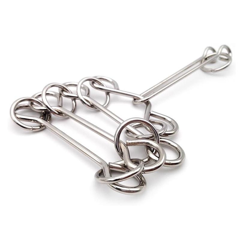 Metal Brain Teaser Steel Puzzles For Adults Kids Magic Tricks Iq Challenge Disentanglemen Iron Link Unlock Interlock Game