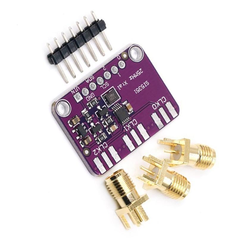 High Precise Square Waves Frequency Generator Adjustable 8kHz To 160MHz Via I2C Interfaces Signal Generator Module