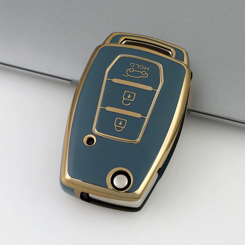 TPU Soft Rubber Key Cover for SsangYong Korando/Rexton - Ideal for Cross-Border Exports to Korea