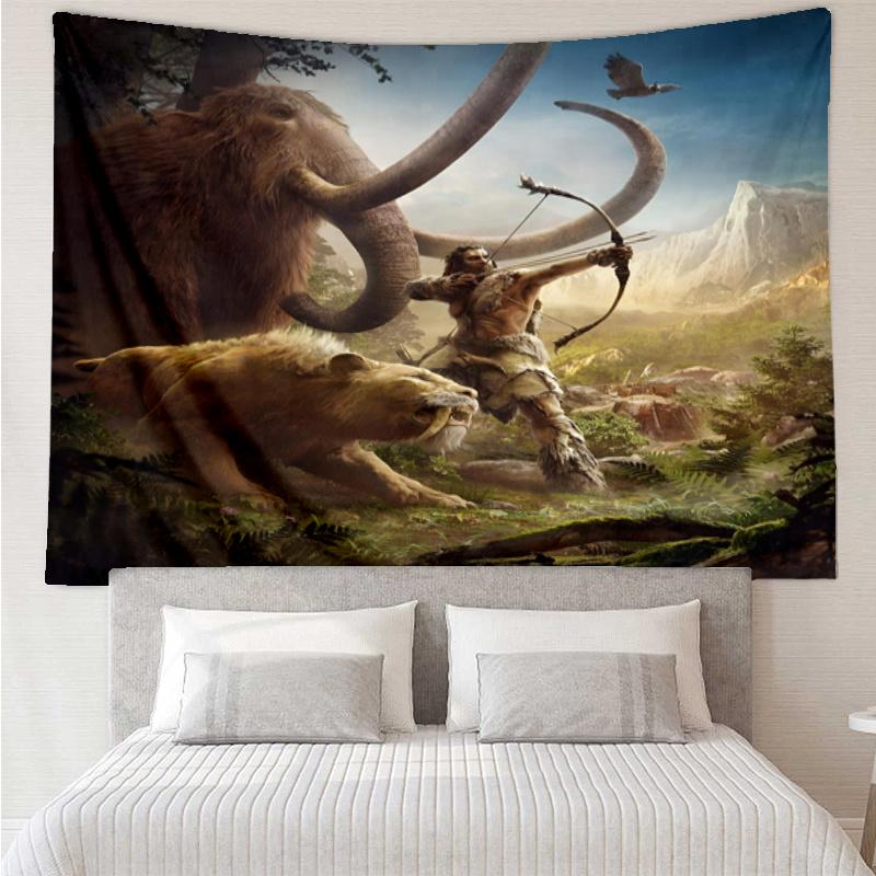 Far Cry Print Tapestry, Backdrop, Easy Setup, Ideal for Bedroom, Office & Living Room, with Aesthetic Wall Hanging Decor.