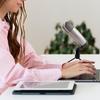 Metal Microphone Clip Microphone Shock Mount Bracket Holder Simple Stand Accessories Use Flexible Angle Adjustment