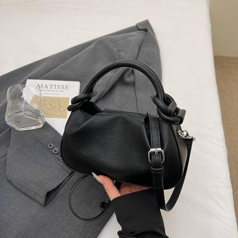 High-end niche bag women's new summer versatile messenger bag fashionable portable pleated small bag