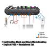 Professional F998 Sound Card & BM800 pickup Set with Wind Screen & Adjustable Stand for Podcasting Music Recording