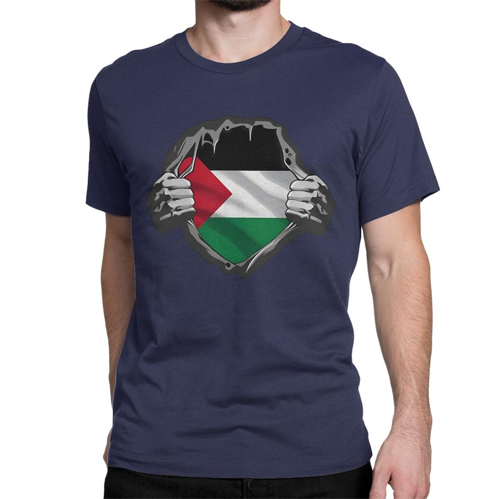 Palestine Flag T-Shirt for Men Women Arabic Hatta Kufiya Keffiyeh Casual Cotton Tee Shirt Crewneck T Shirts Plus Size Clothing
