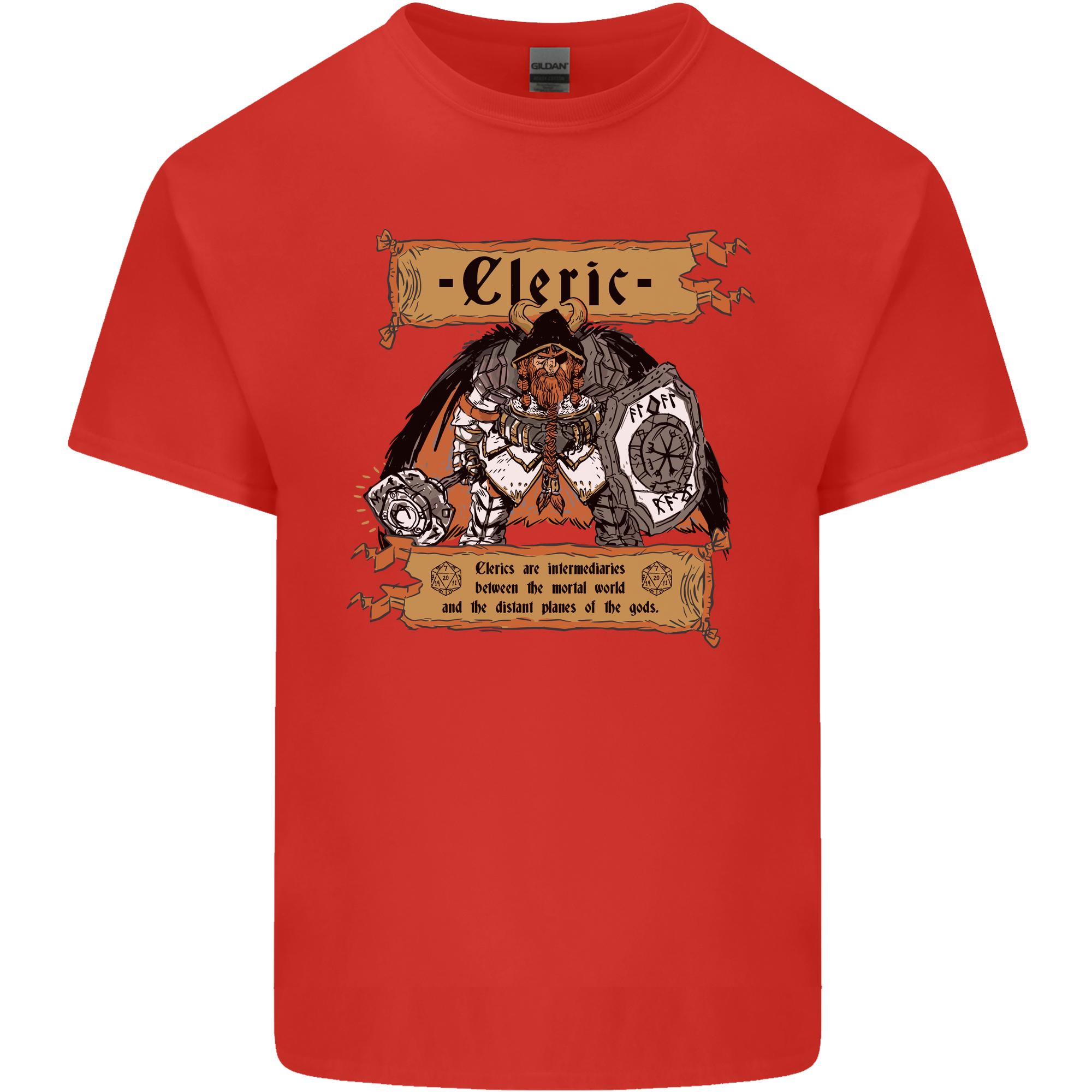 RPG Role Playing Games Cleric Dragons Unisexs Light Cotton TShirt S