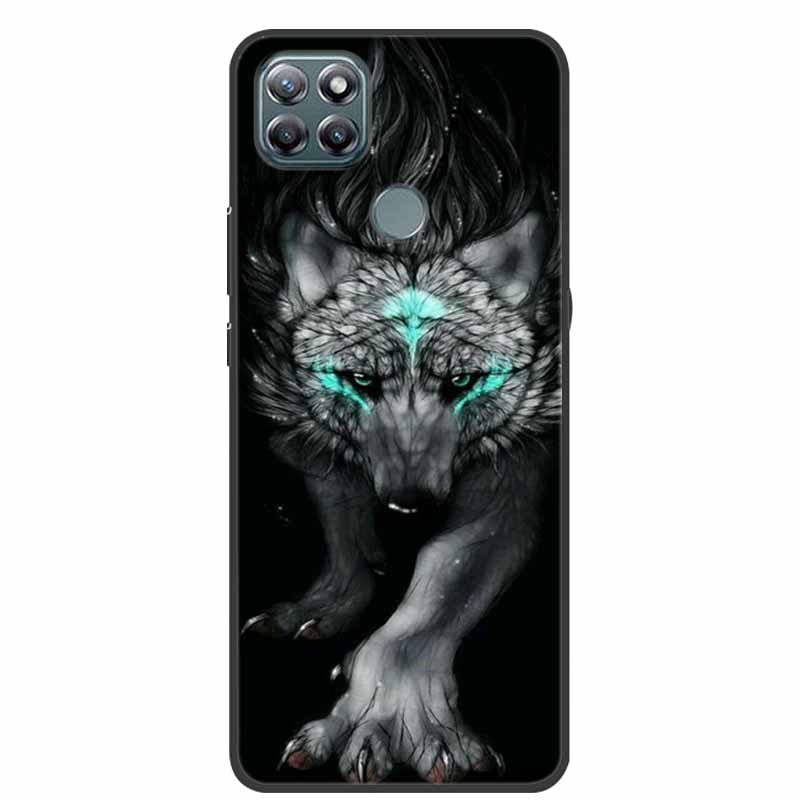 Für Lenovo K12 Pro Hülle Weiches Silikon Wolf Löwe TPU Rückabdeckungen für Lenovo K12Pro Handy Tasche Cartoon Schutzhüllen Hübsch