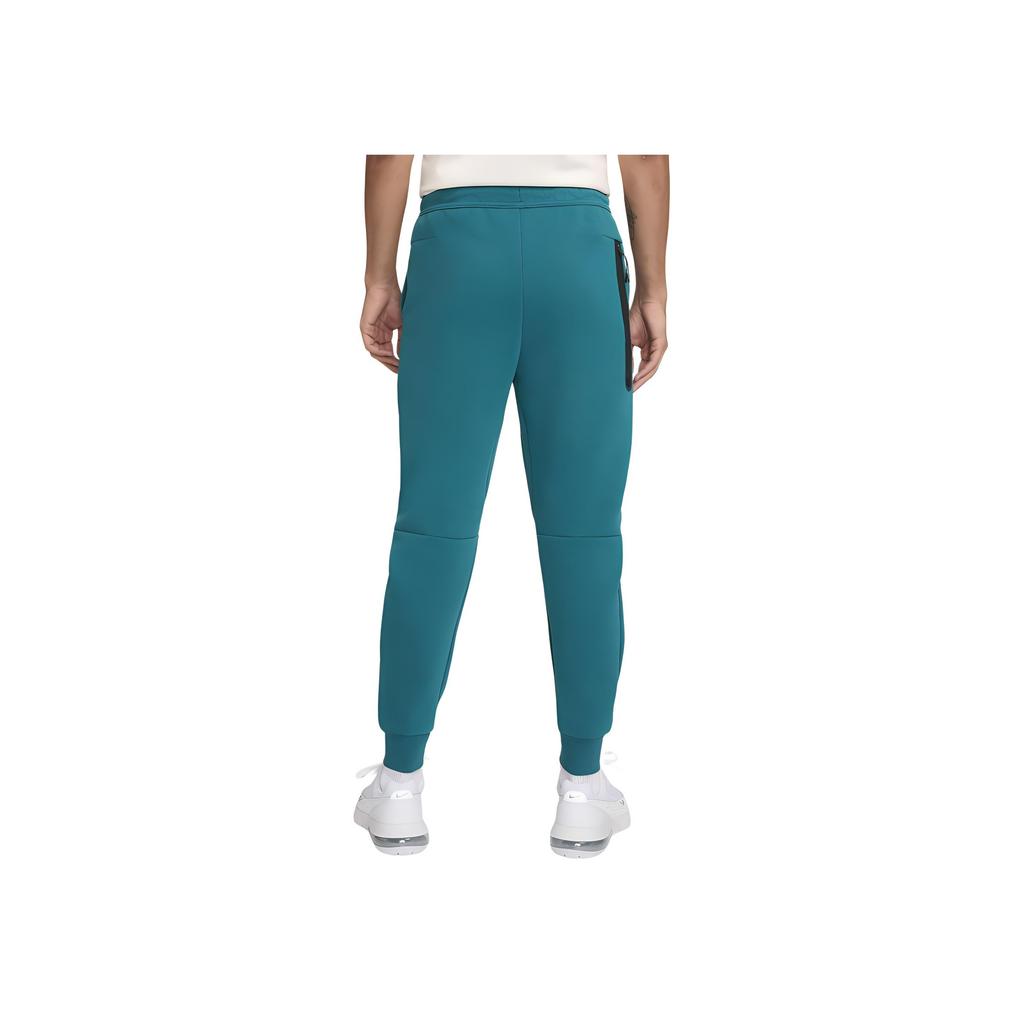 Nike Portugal Tech Fleece Logo Embroidery Pattern Comfortable Mid-Waist Tapered Football Knit Sports Pants Men Pants Teal FJ8286-381