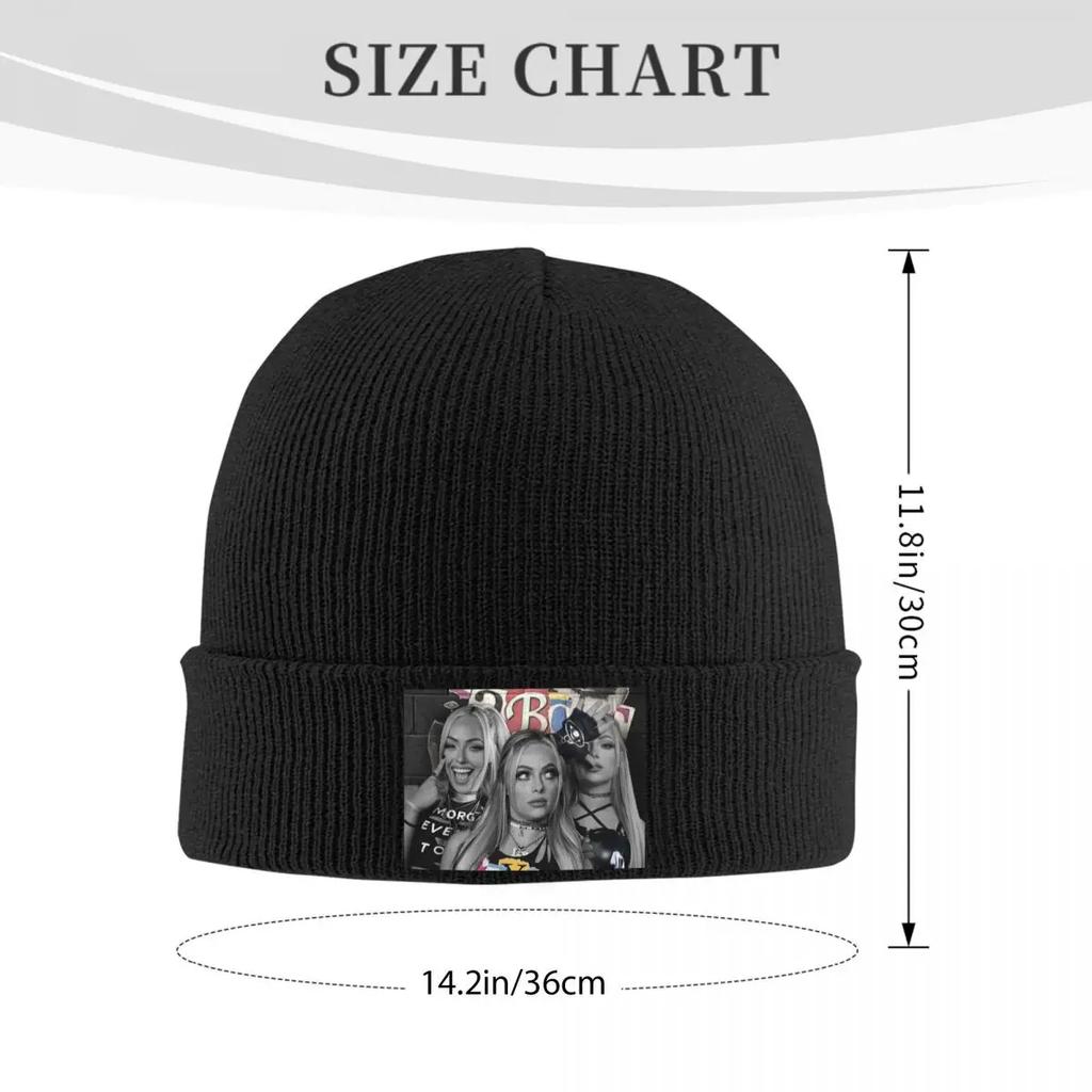 Liv Morgan Warm Knitted Cap Winter Knit Bonnet Hat Skullies Beanies Hip Hop Caps for Unisex