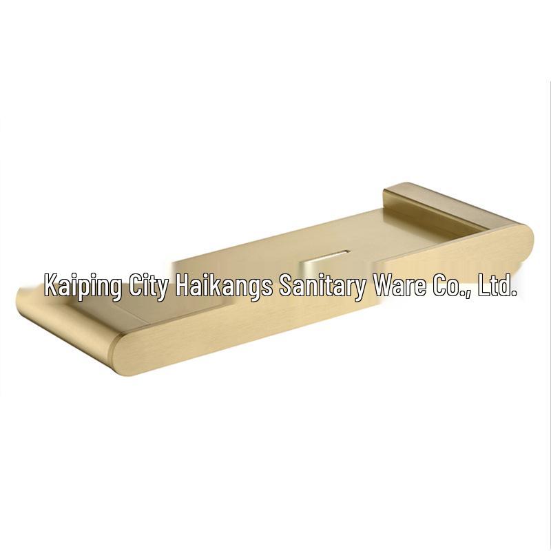 Juego de Baño de Acero Inoxidable 304 Dorado: Toallero, Barra de toallas, Portarrollos de papel higiénico, Estante y Escobilla para el inodoro.