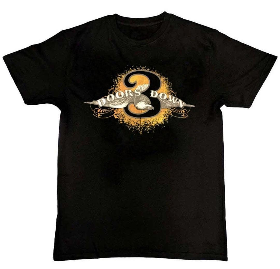 VTG 3 Doors Down Band Graphic Print Mens T-Shirt S