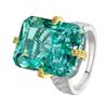 Jewelry Simulation Redeen Cut Texture Ring Heroine Stone 15 * 20