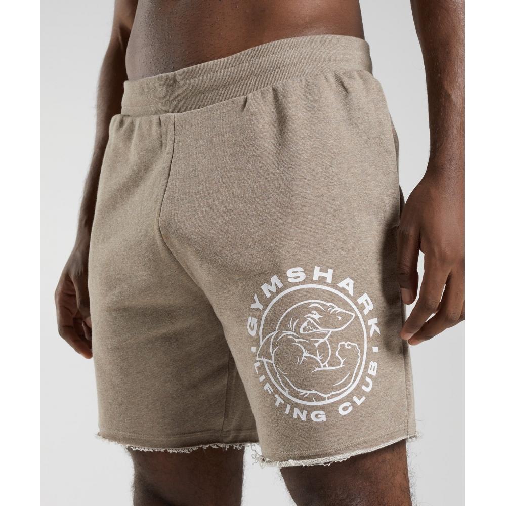 Gymshark Legacy Shorts Limestone Marl A1a8l Nbjz