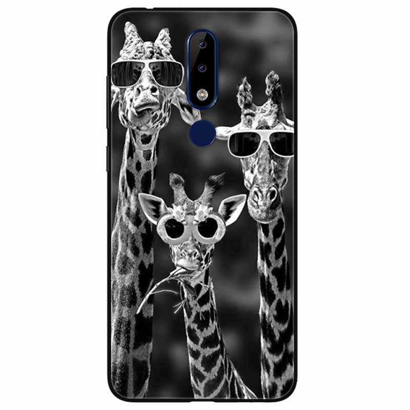 For Nokia 5.1 Plus Case Soft Silicone Cartoon Fashion TPU Phone Cases for Nokia X5 Cover 5.1Plus Cute for NokiaX5 Protective