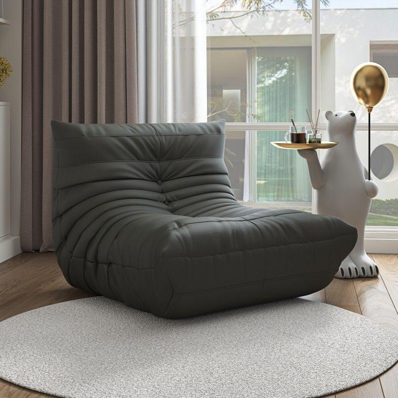 Caterpillar Bean Bag Sofa, Large Tatami Recliner for Balcony or Bedroom