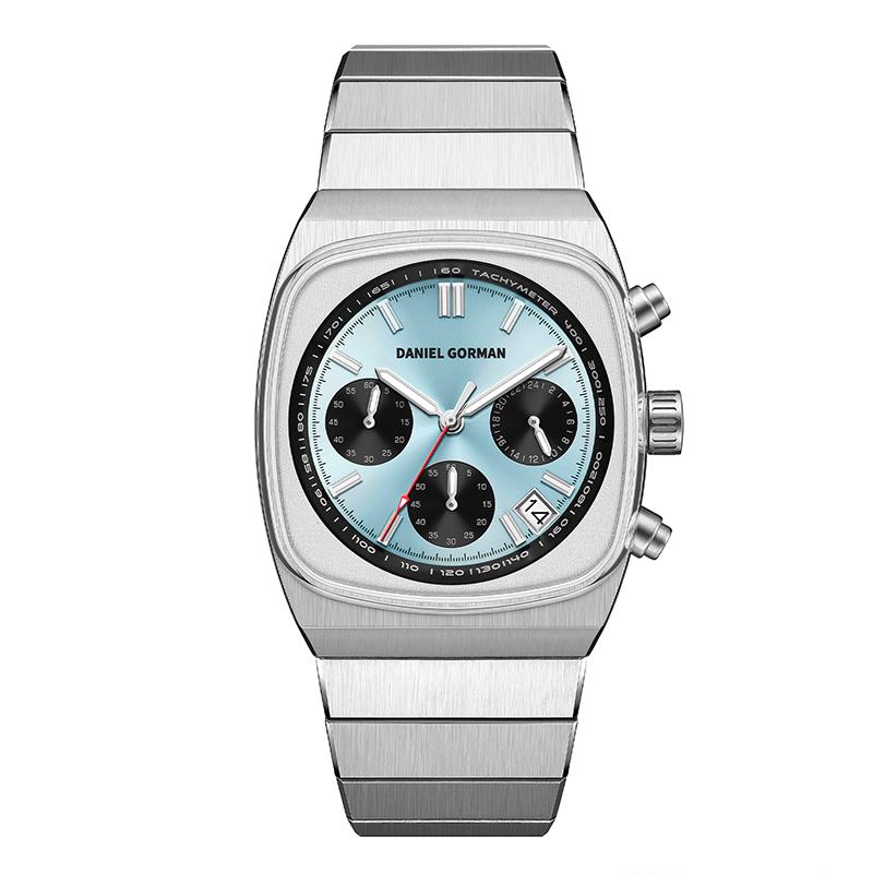 New Arrival DanielGorman Quartz Business Watch Sapphire Glass 5ATM Waterproof 304 Stainless Steel Dressy Wristwatch DG9008 Men