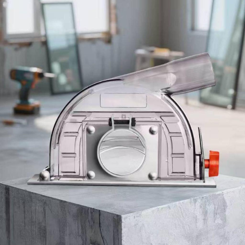 Grinder Dust Cover with Depth Adjustment Easy Install for Stone Slotting