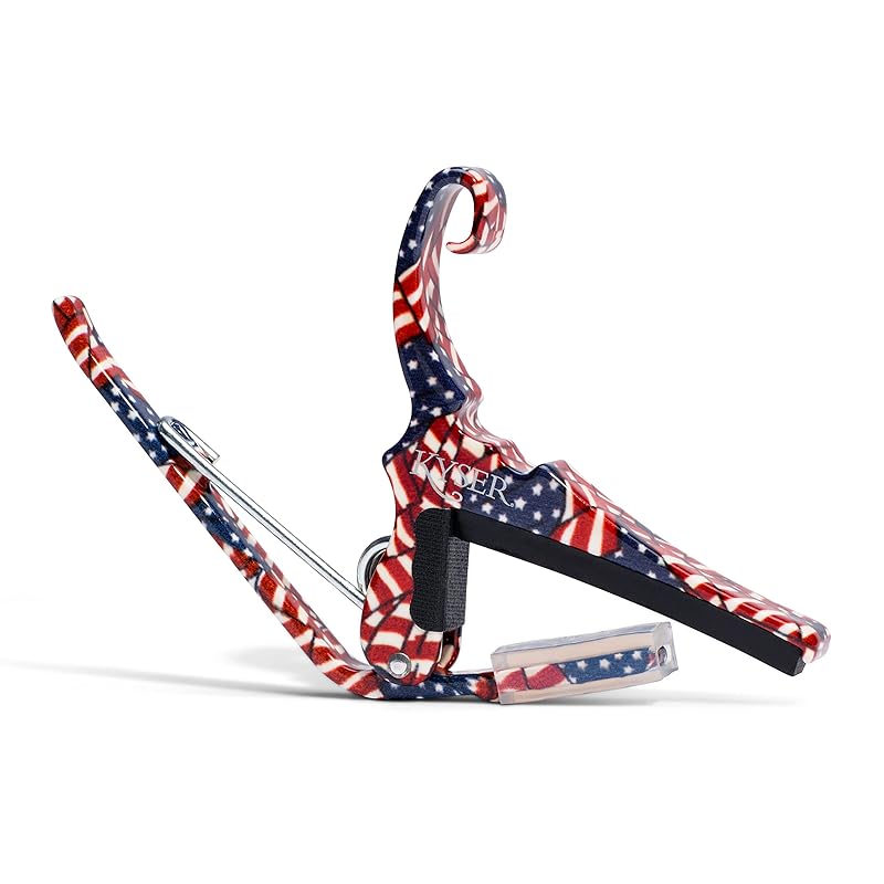 

Kyser (Kaiser) quick change capo tasto for 6 string acoustic guitar, freedom, KG6F
