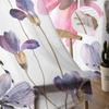 Sommerblumen Pflanzen Fliegende Schmetterlinge Ländlichen Pastoralen Stil Tüll Fenster Vorhänge Schlafzimmer Vorhänge in Wohnzimmer Chiffon Panele
