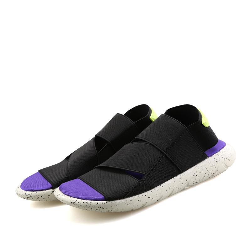 Fashion Couple drag sandals men's sports casual summer sandals wild open toe youth beach shoes zapatos hombre azul H919