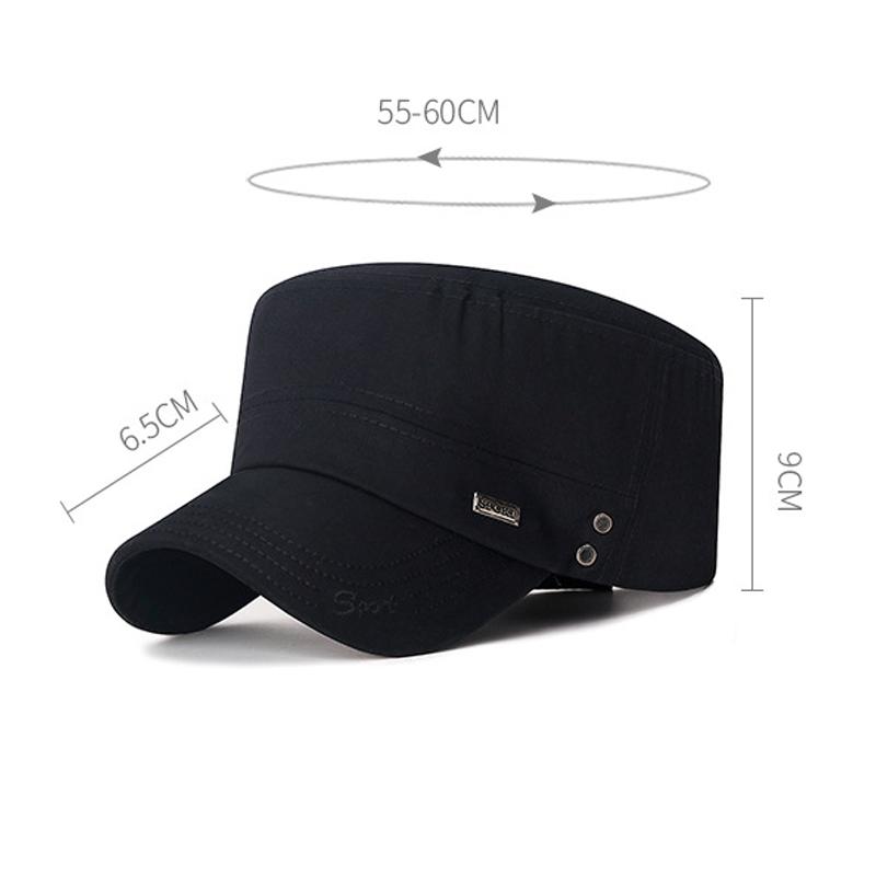 Men's Spring Autumn Flat Cap Outdoor Sports Embroidered Cap