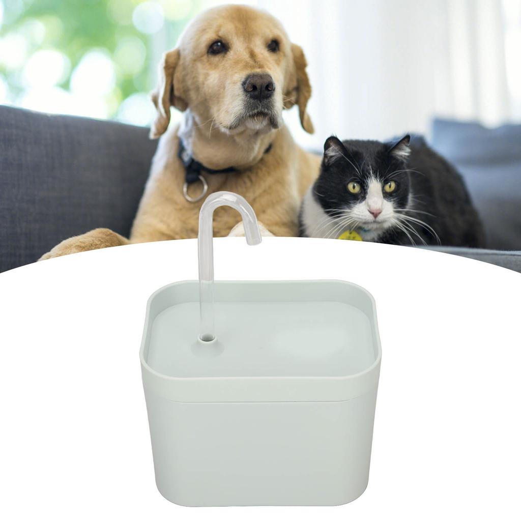 1.5L Cat Water Fountain Automatic Low Noise Pet Drinking Fountain Dispenser for Cat Dog