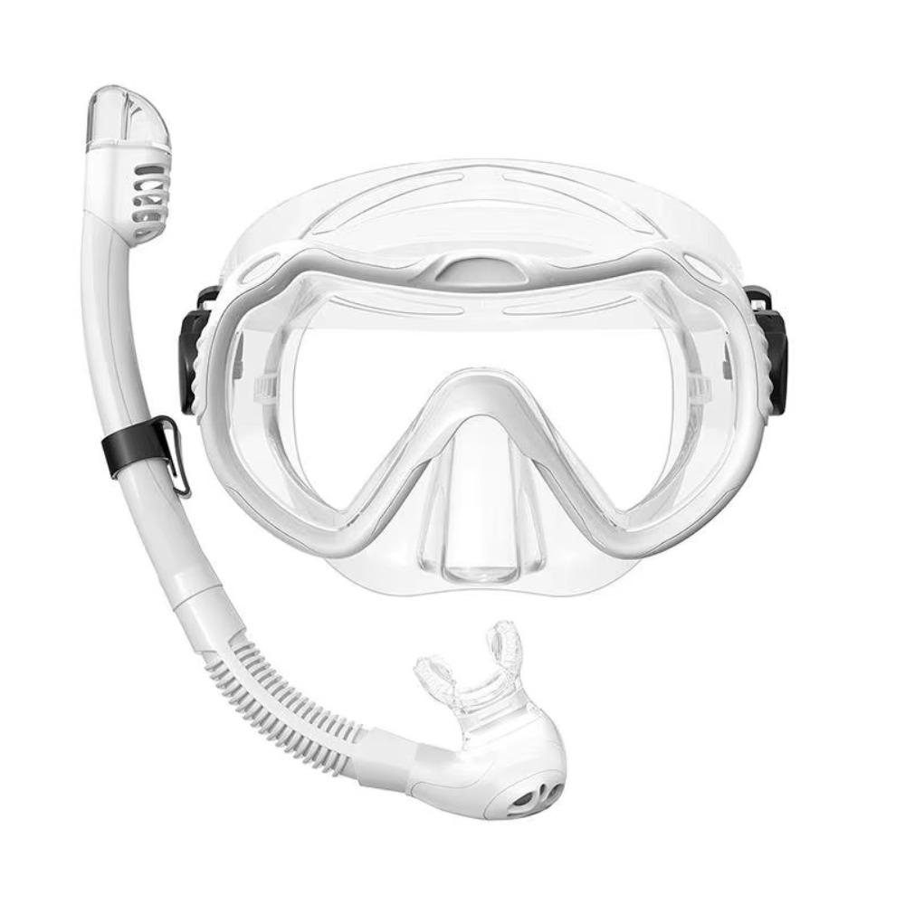 Anti Fog Snorkeling Mask Set Soft Silicone Full Face Diving Mask Professional Diving Mask Children