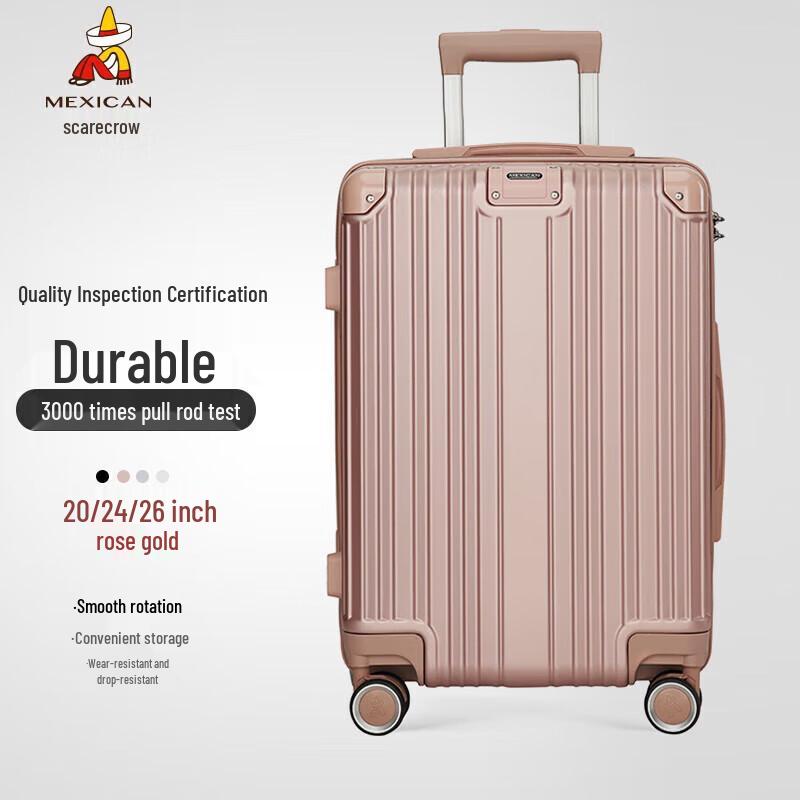 Straw Man Universal Wheel Luggage 20-inch Carry-on