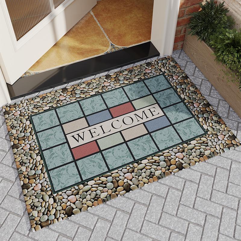 

Коврик для входной двери, противоскользящий коврик для входной двери, новый винтажный коврик для двери Advanced Sense 50x80cm