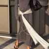 Fringed Edge Fringed Shawl Soft Solid Scarf New Tassel Scarf  Jeans Decoration