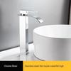 Copper Core European Waterfall Faucet Black Baking Paint Hot and Cold Basin Faucet Washbasin Hot and Cold Water Free Switching