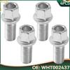 4x Wheel Bolts Lug Nuts WHT001812 For VW Golf Eos Jetta Passat B6 M14x15 Silver