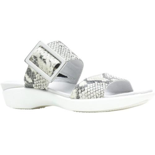 Hush Puppies Womens/Ladies Dorri Snake Print Leather Sandals