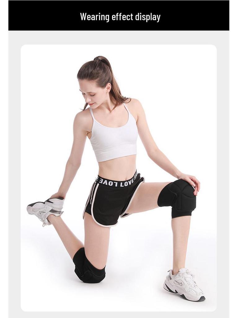 Unisex Fitness Anti-Collision Knee Pads for Yoga, Running, Badminton, Mountain Climbing, and Warm Leg Protection.