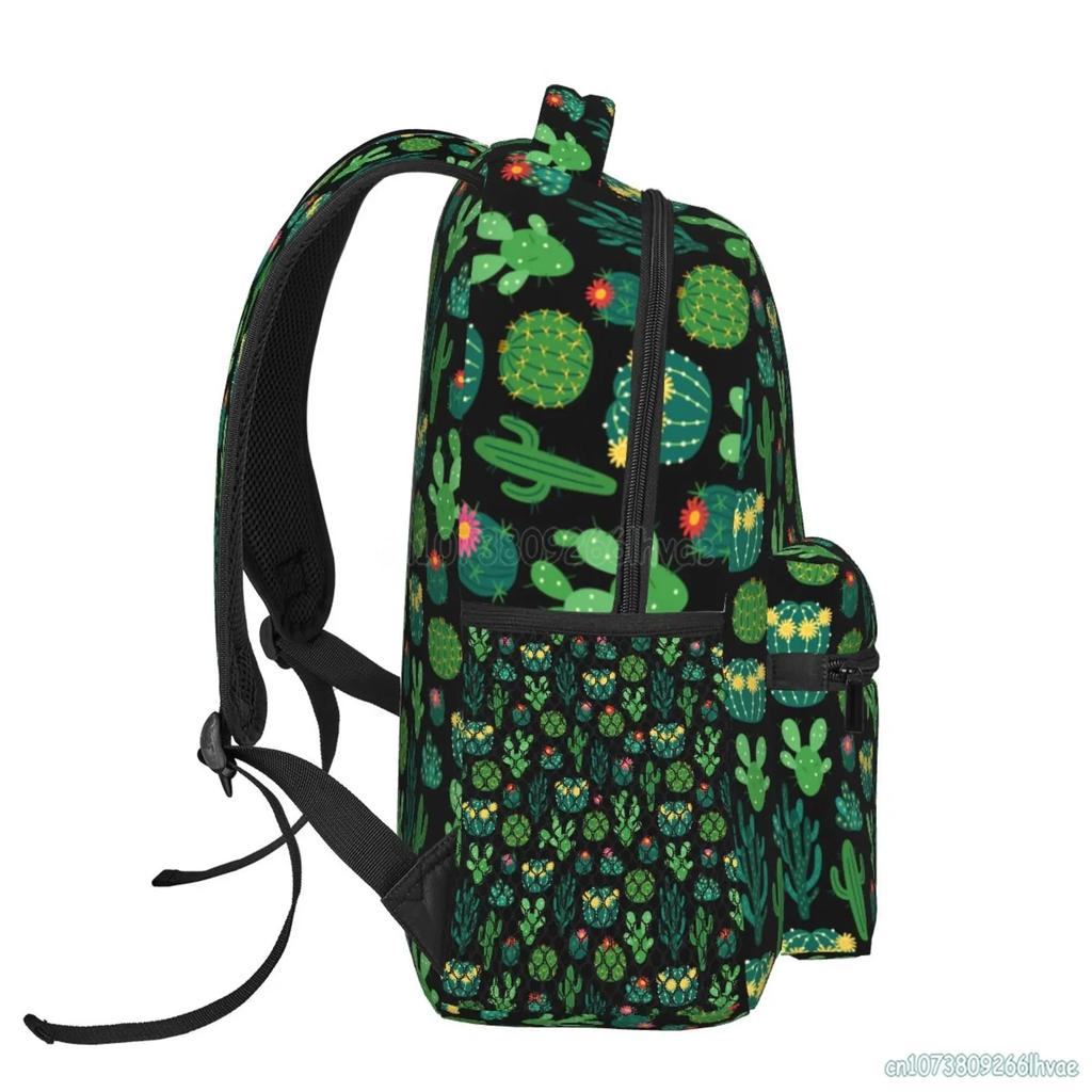 Zaini da 15,6 pollici Carini Zaino per Laptop con Cactus Borsa a Spalla Zaino Scolastico per Libri Zaino Casual da Giorno Zaino da Giorno per Viaggio Escursionismo Campeggio