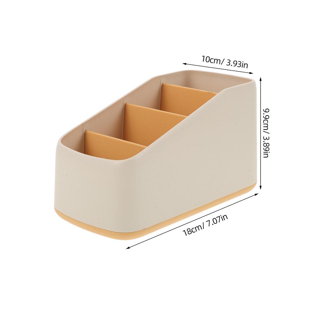 1Pcs Remote Control Storage Box Creative Plastic Organizer Multi-Grid Desktop Cosmetics Holder Office Bedroom Storage Case
