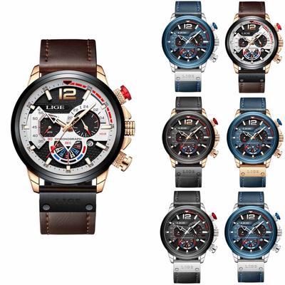 Men's Waterproof Luminous Running Alarm Clock Watch