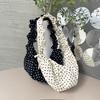Vintage Polka Dot Cute Versatile Pleated Dumpling Bag Shoulder Messenger Bag