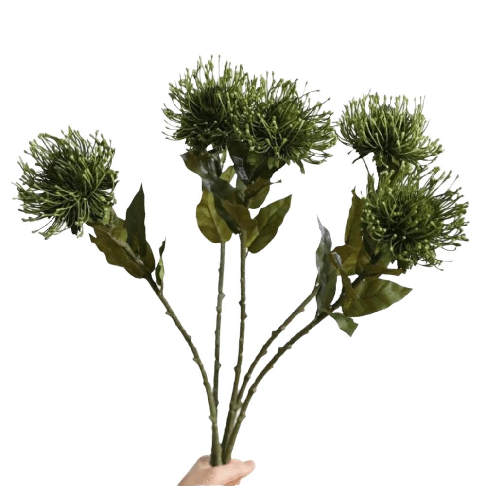 Moisturizing Film Feel Faux Flower Stems Artificial Plastic Chrysanthemum Home Decor