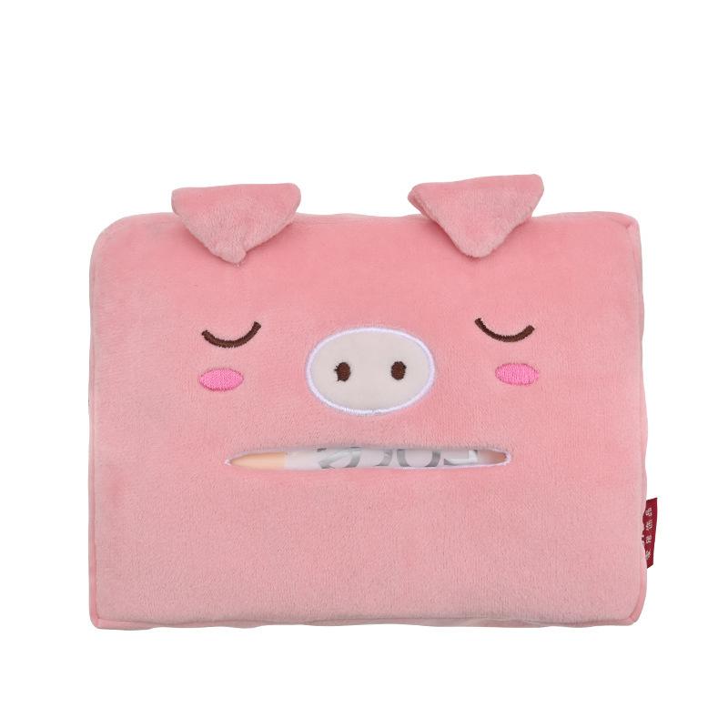 Cutie de șervețele pentru mașină, animale drăguțe de pluș, șervețel Suport pentru hârtie de șervețel, cutie portabilă pentru sertar, pentru stilul de mașină, consumabile multifuncționale pentru mașini pentru femei