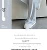 Women's Summer High-Waist Flare Pants - Sun Protection, Thin Ice Silk, Casual Straight-Leg Trousers