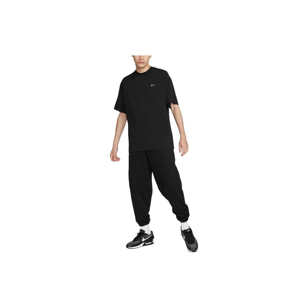 Nike Lab Solo Swoosh Essential Sports Short Sleeve T-Shirt Men Tops Black DA0321-010
