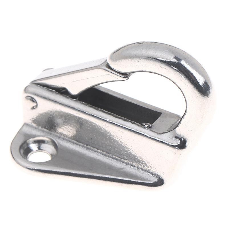 2Pcs 316 Stainless Steel Marine Spring Snap Fending Hook Marine Boat Spring Snap Attach Rope Fender Boat Hardware