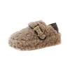2025 Winter Women's Causal Cotton Shoes Warm Furry Hairy Fashionable Outdoor Women's Plush Shoes Women Flat Bottom Zapatos Mujer