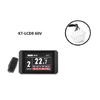 Ebike KT LCD LED Display Waterproof SM Plug 24V36V48V72V LCD3 LCD4 LCD5 LCD7 LCD8H LCD9 LED880 LED900S for Electric Bicycle Kit