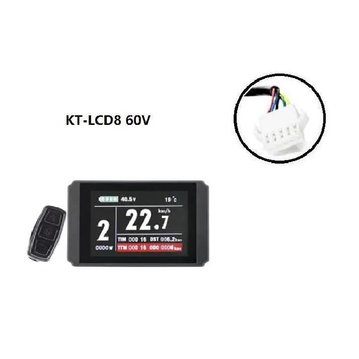 Ebike KT LCD LED Display Waterproof SM Plug 24V36V48V72V LCD3 LCD4 LCD5 LCD7 LCD8H LCD9 LED880 LED900S for Electric Bicycle Kit