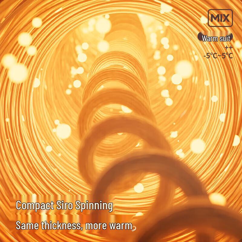 MiiOW Women's Semi-High Neck Baby Cotton Thermal Underwear Set