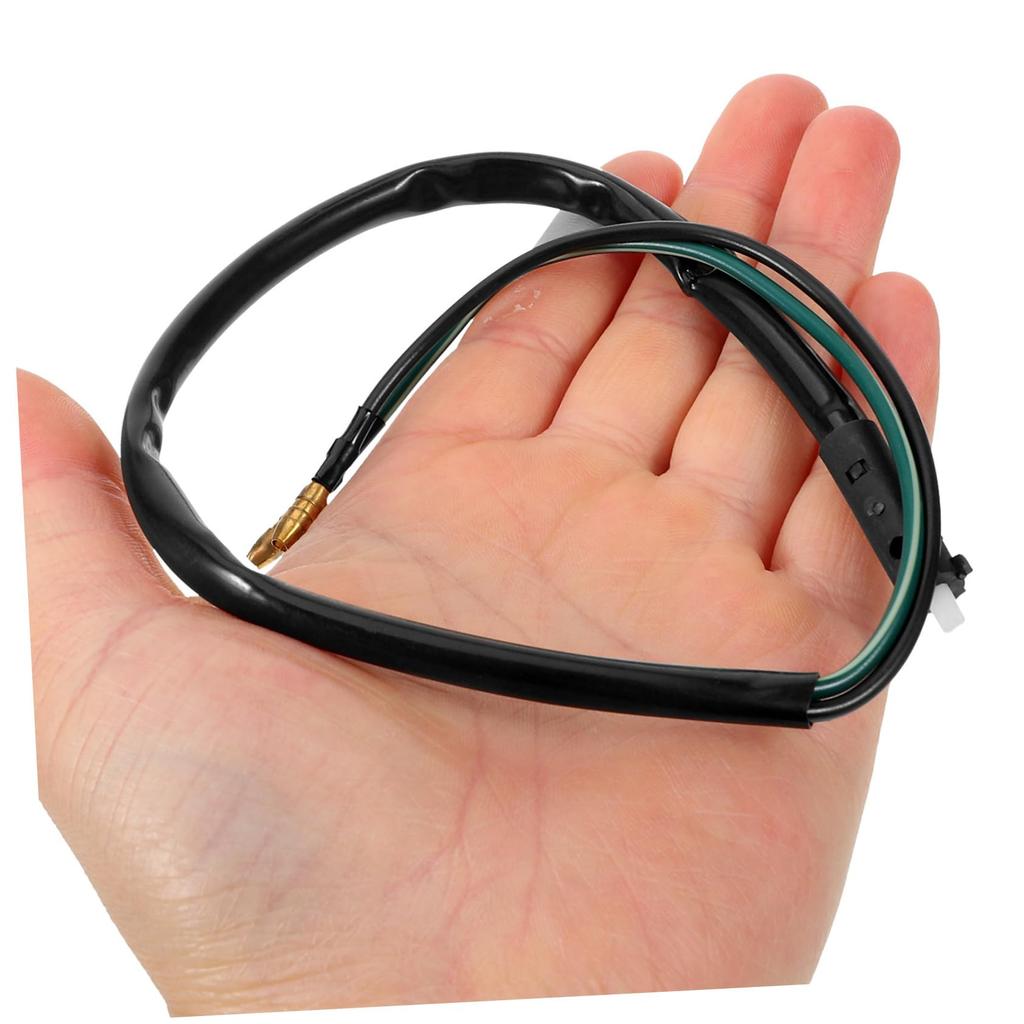 MUELODSIC Brake Switch Wire Brake Light Switch Motorcycle Function Key Rear Harness Modify Stop Replacement Lead Motorcycle Accessories Black Aluminum
